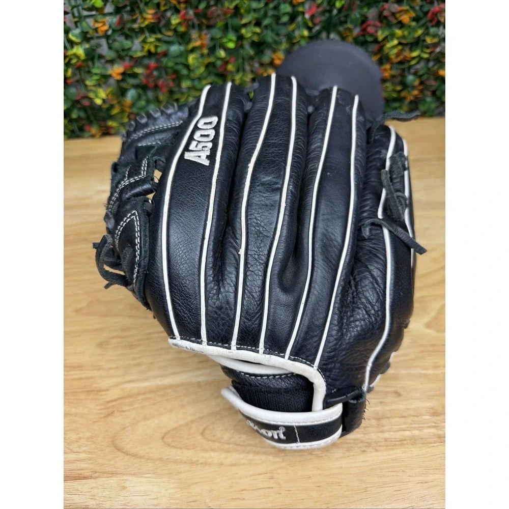 Wilson A500 Left Handed Baseball Glove -Siren-Strap-12